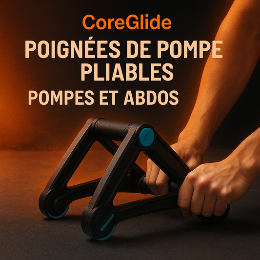 CoreGlide™ – Roue Abdominale Pliable Haute Précision