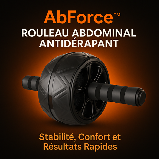 AbForce™ – Rouleau Abdominal Antidérapant