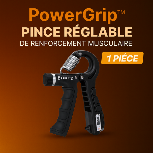PowerGrip™ - Pince Réglable de Renforcement Musculaire